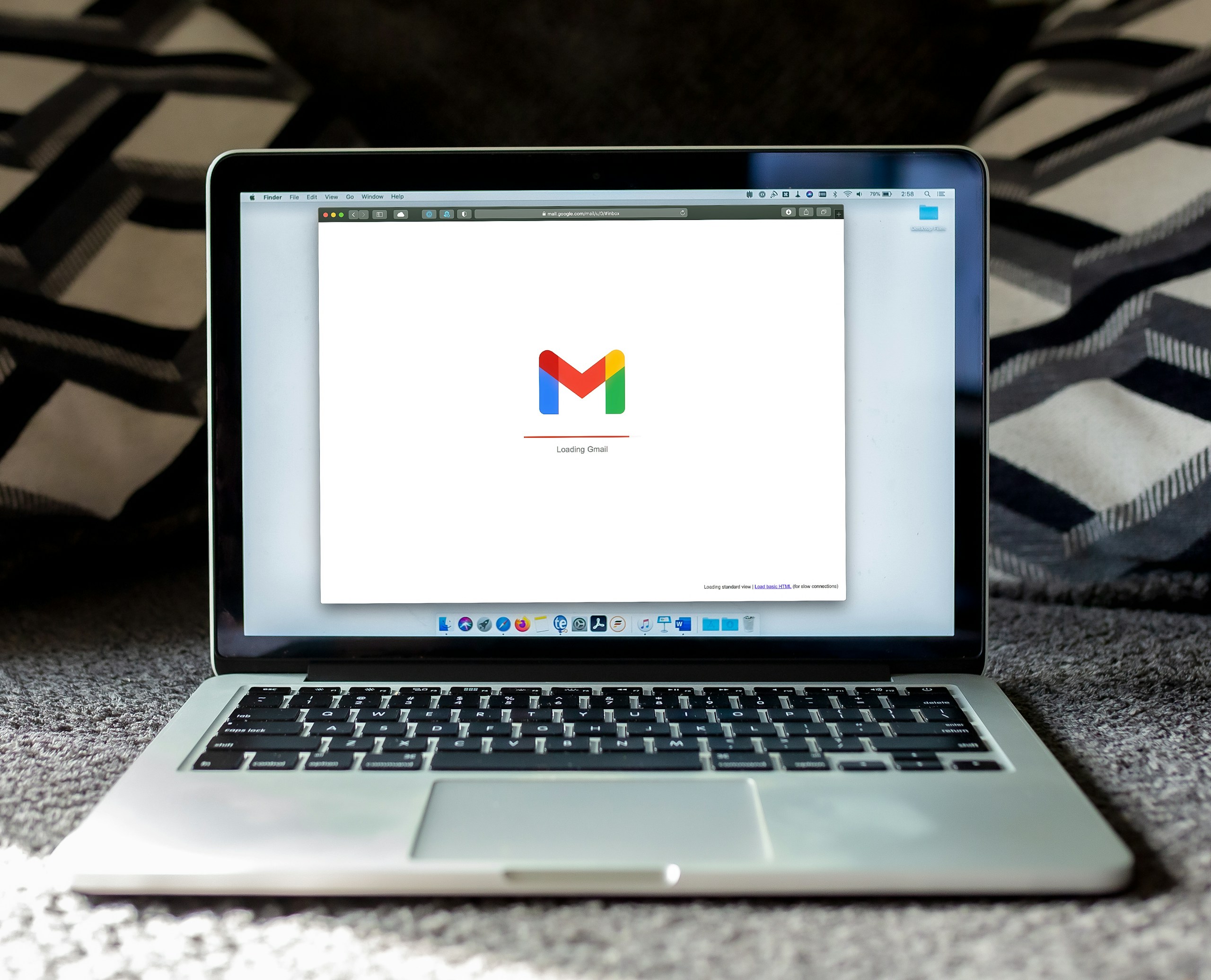 Gmail display on a laptop depicting the rise of AI email marketing, AI personalization, and predictive email campaigns