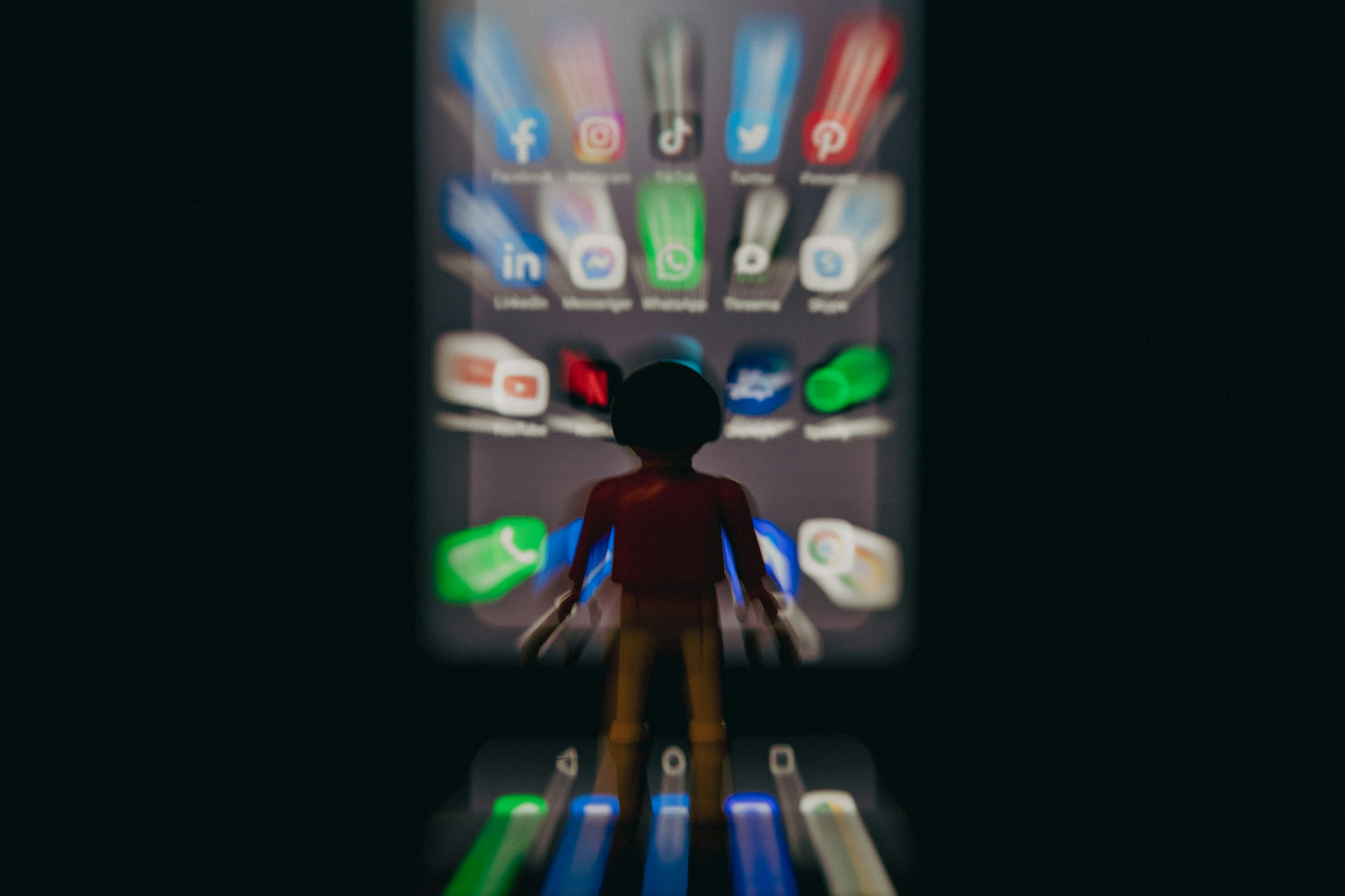 person icon in simulated iphone interface - AI social media marketing, AI tools 2025, generative AI content, AI strategy social media, digital marketing AI