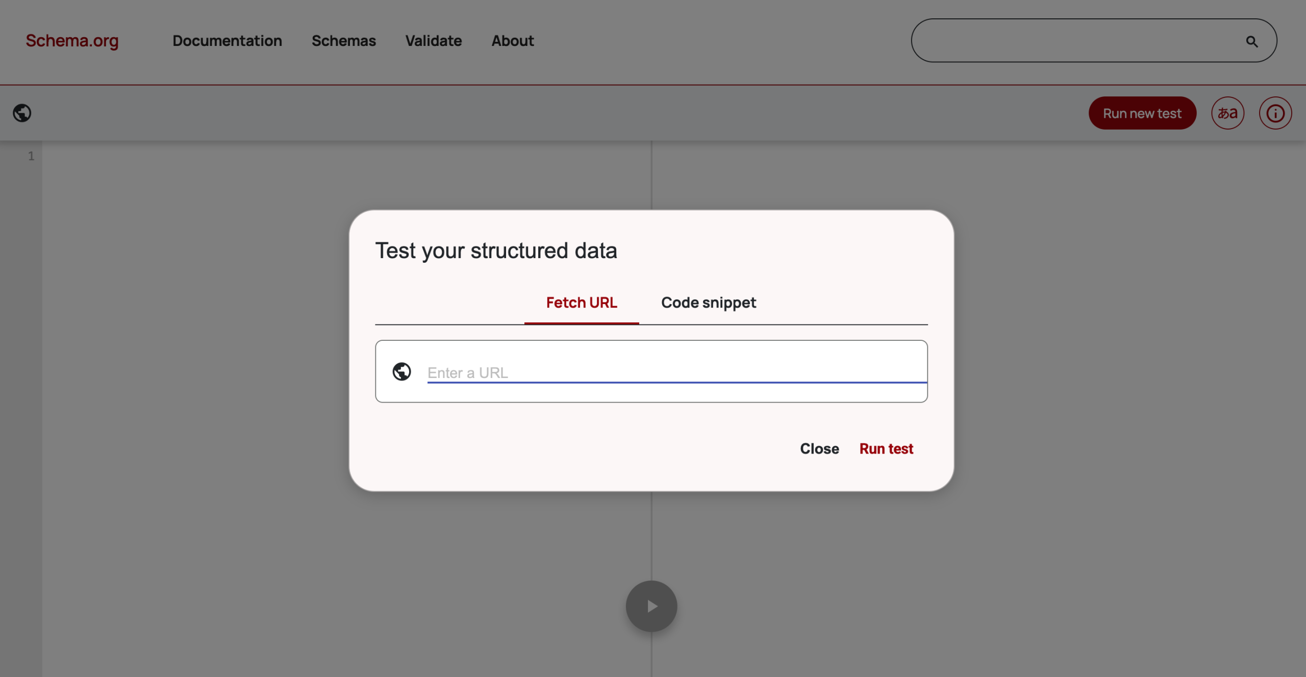 schema markup validation tool from Google